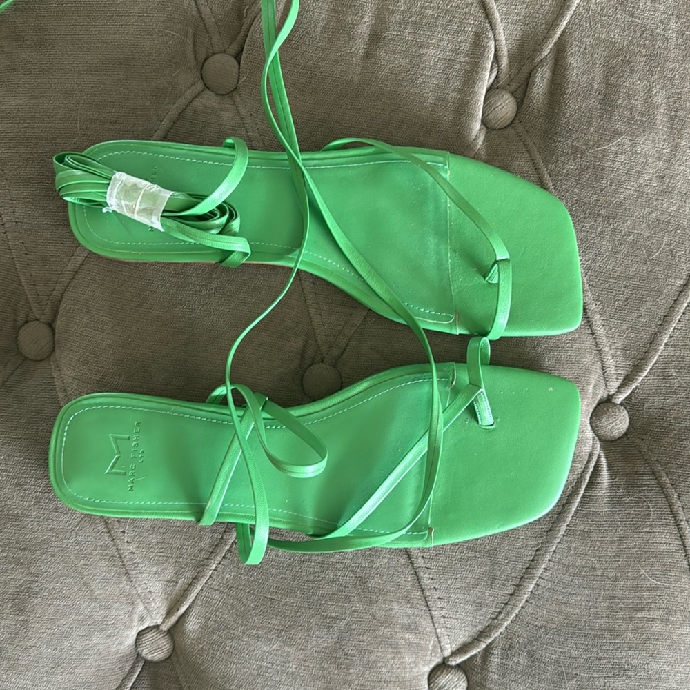 Marc Fisher Mireya ankle tie sandals 9.5 NWT